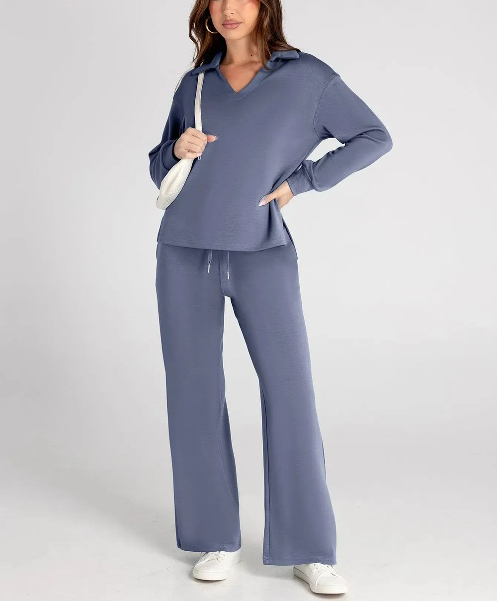 LAST DAY 70% OFF - Women's 2 Piece Sets Outfits Casual Long Sleeve Sweatsuits Sets