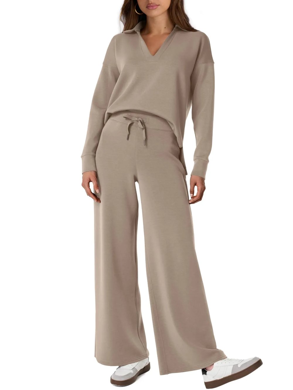 LAST DAY 70% OFF - Women's 2 Piece Sets Outfits Casual Long Sleeve Sweatsuits Sets