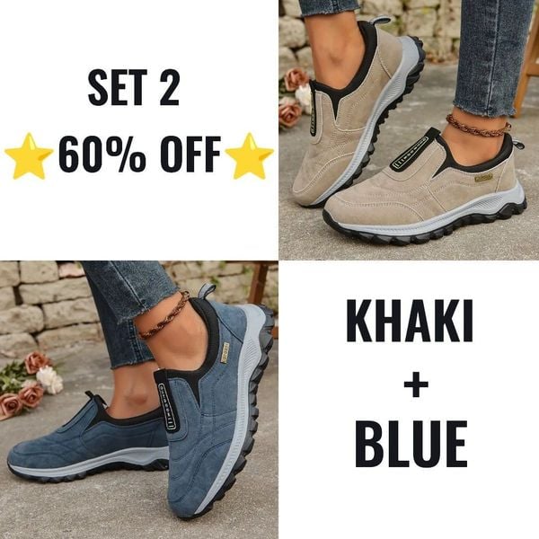 Last Day 70% OFF - Women's thick-soled suede sneakers for Ultimate Comfort