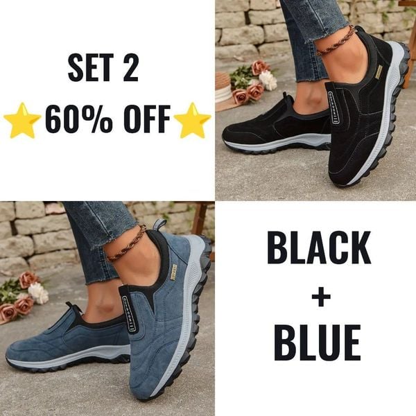 Last Day 70% OFF - Women's thick-soled suede sneakers for Ultimate Comfort