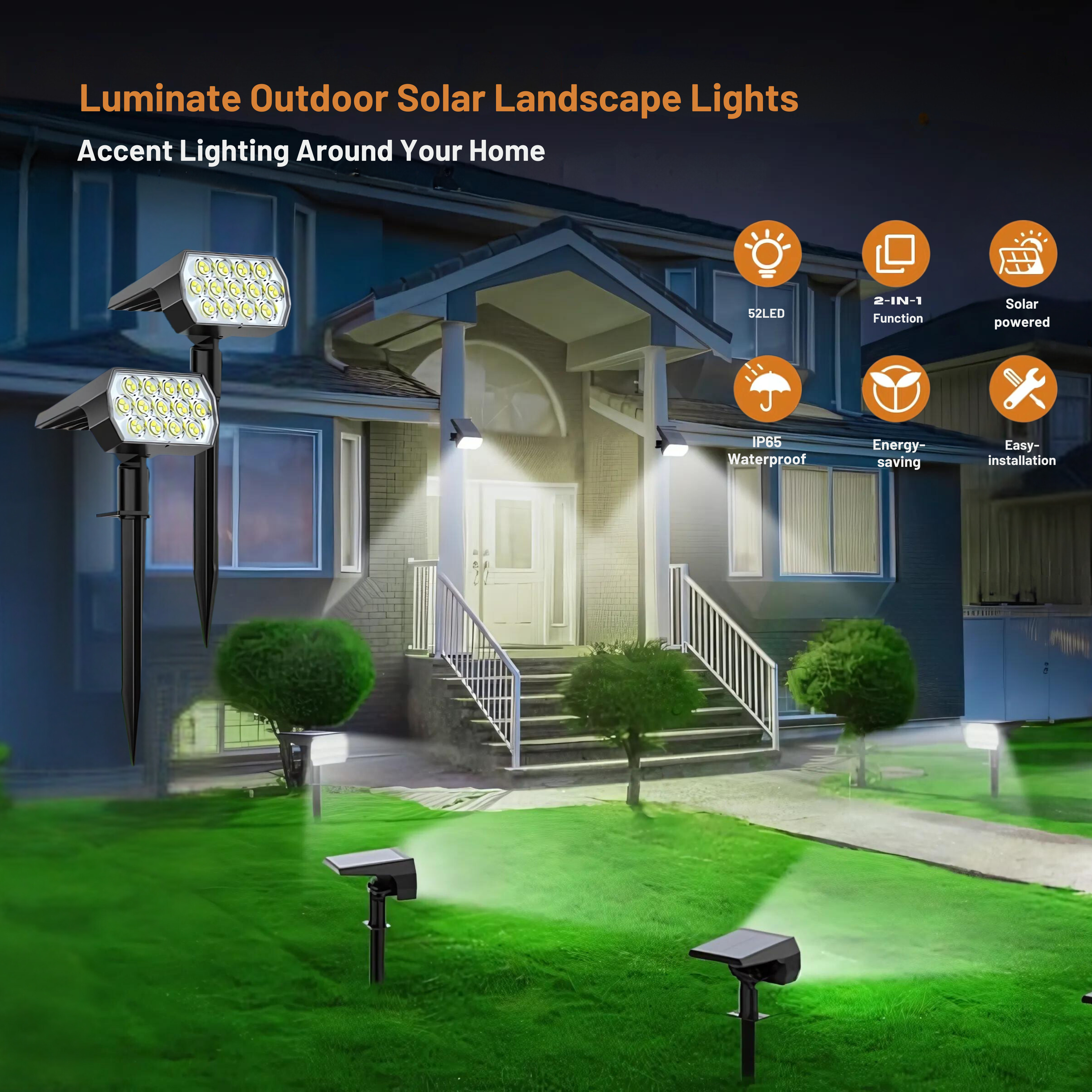 Luminate Solar Spotlight Outdoor