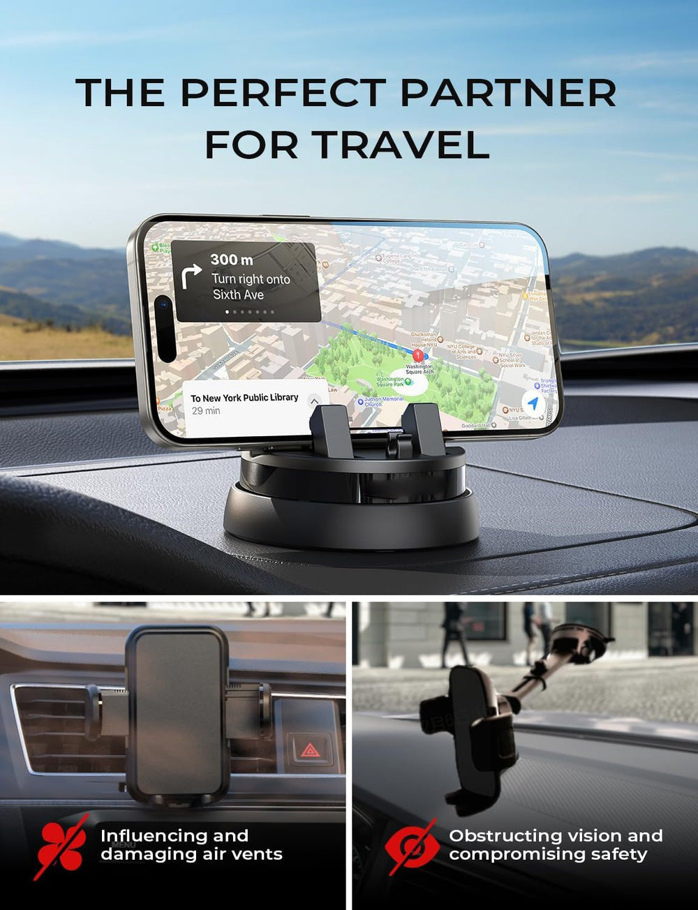 NEW 360° Rotating Car Phone Holder