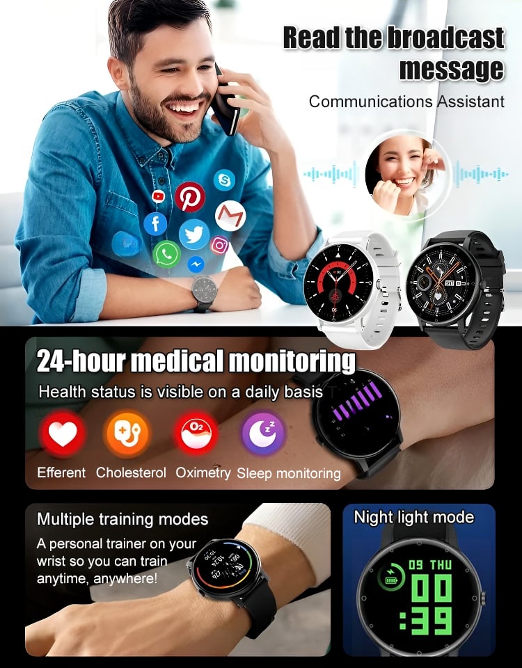 New ultra-thin Bluetooth voice watch