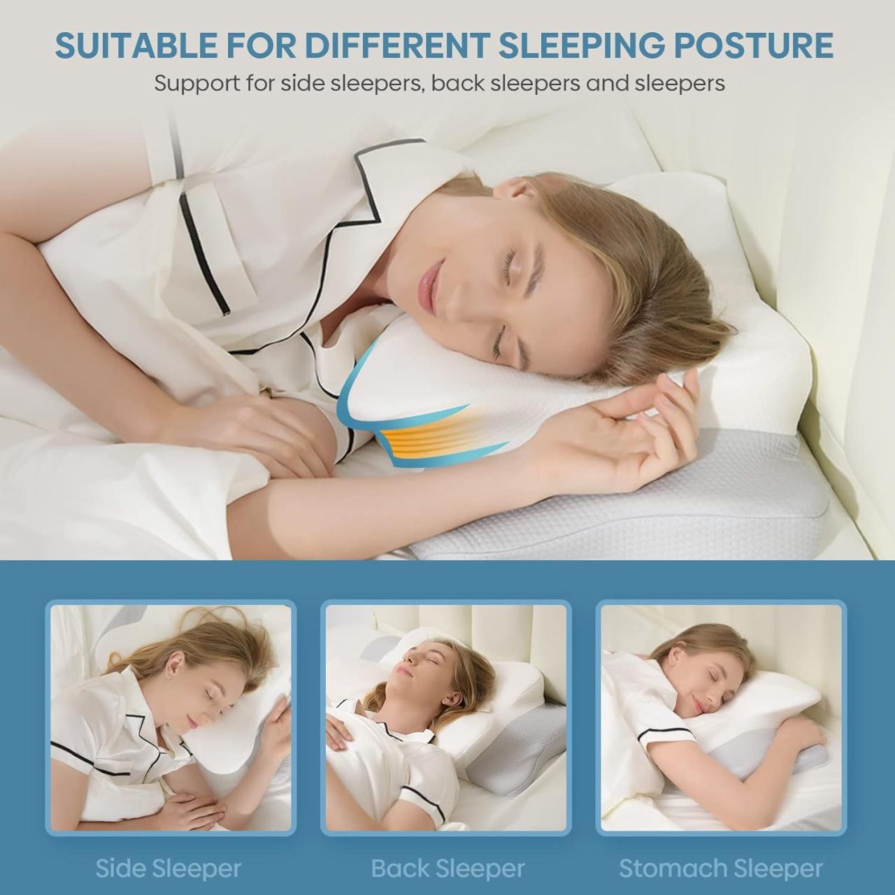 Original Ergonomic Cervical Memory Foam Pillow