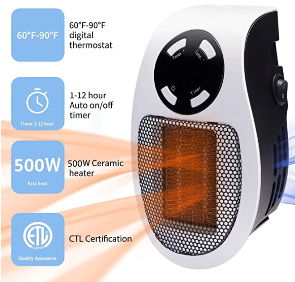 Ozzi Heat Portable Electric Space Heater