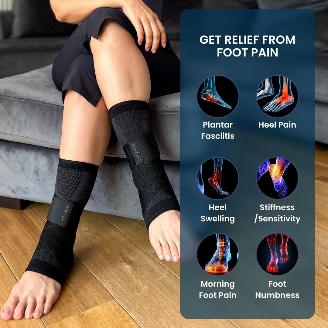 Plantar Fasciitis Sleeve with Support Straps