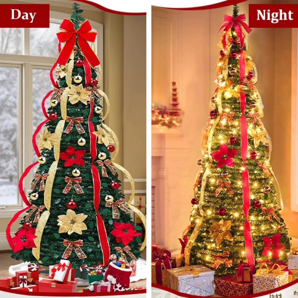 Pop-Up Gold & Christmas Tree