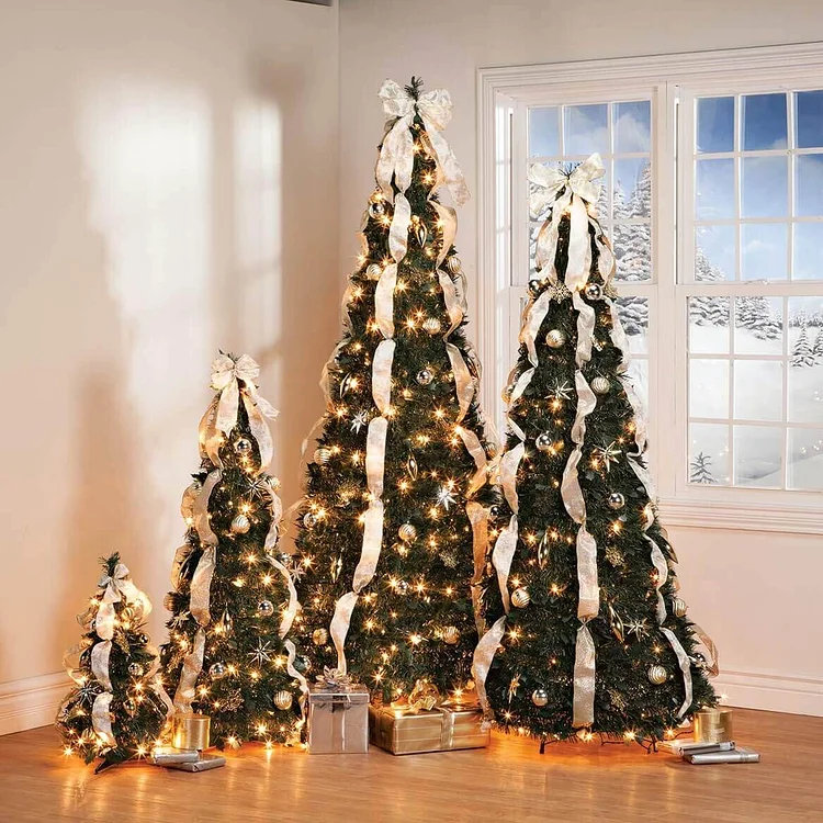 Pop-Up Gold & Christmas Tree