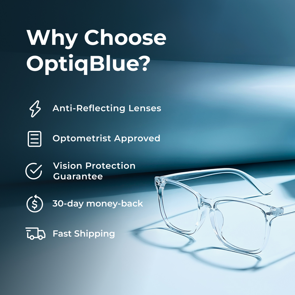 Protect Your Eyes with OptiqBlue Glasses