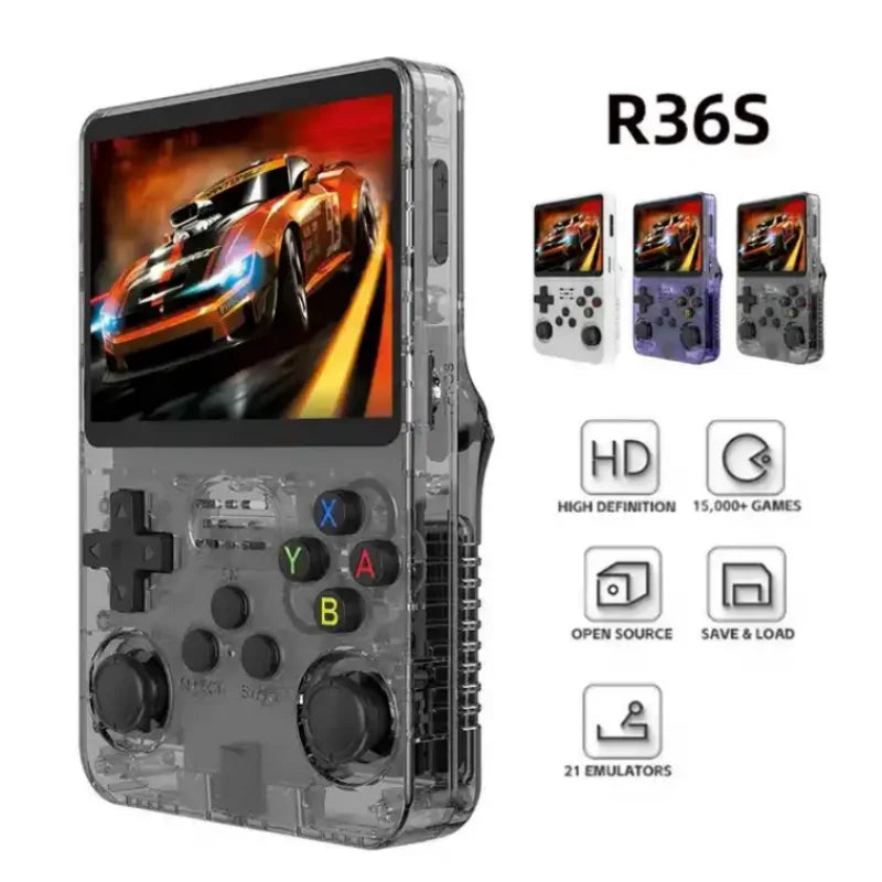 R36S Retro Game Console