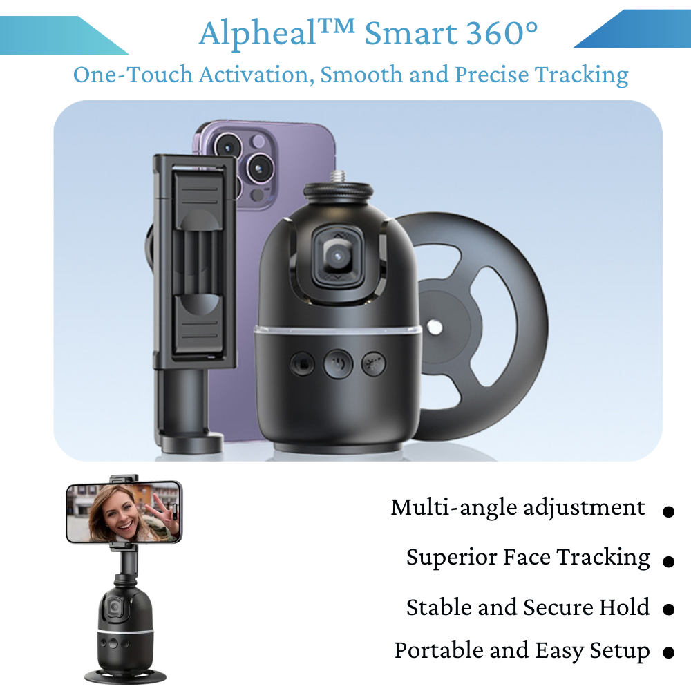 Smart 360° Auto Face Tracking Tripod