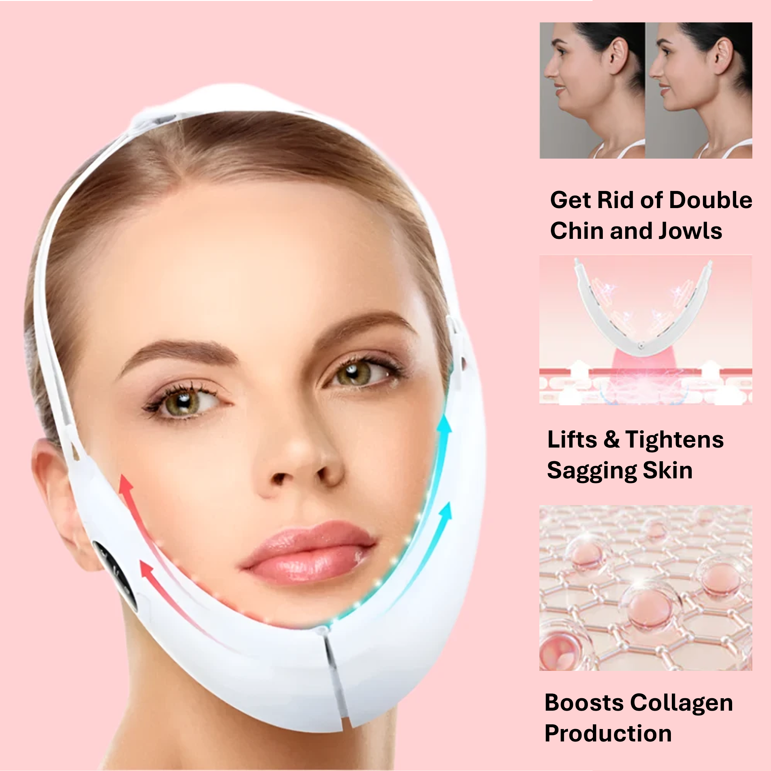 SmartSculpt Chin & Jowls EMS & Light Therapy