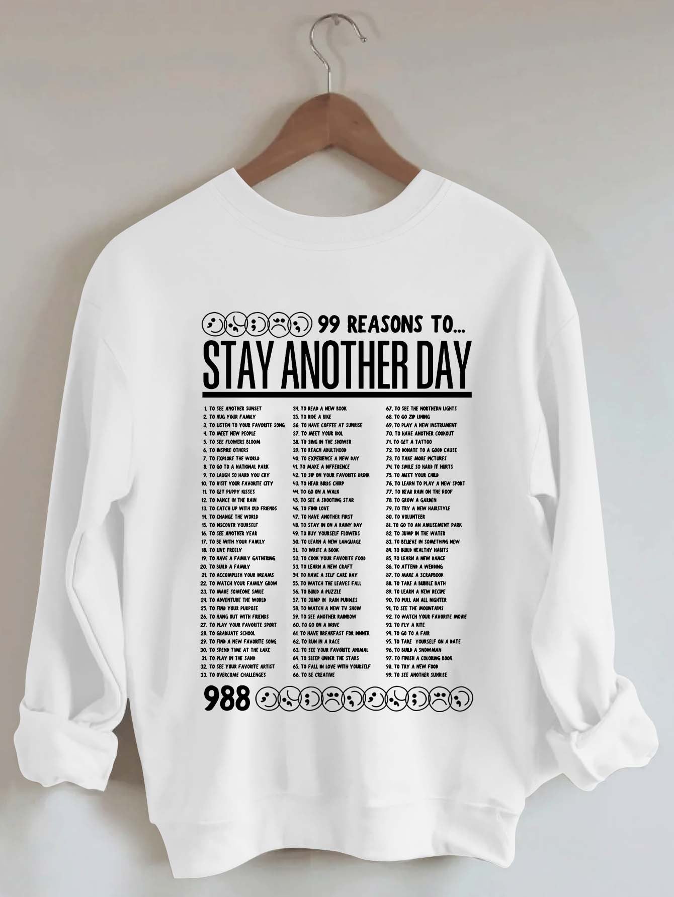 STAY ANOTHER DAY' UNISEX HOODIE