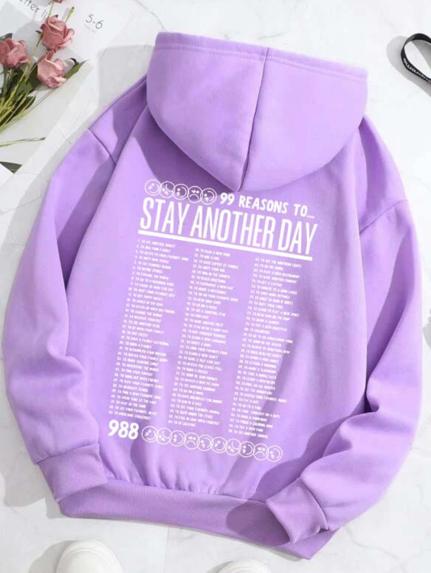 STAY ANOTHER DAY' UNISEX HOODIE