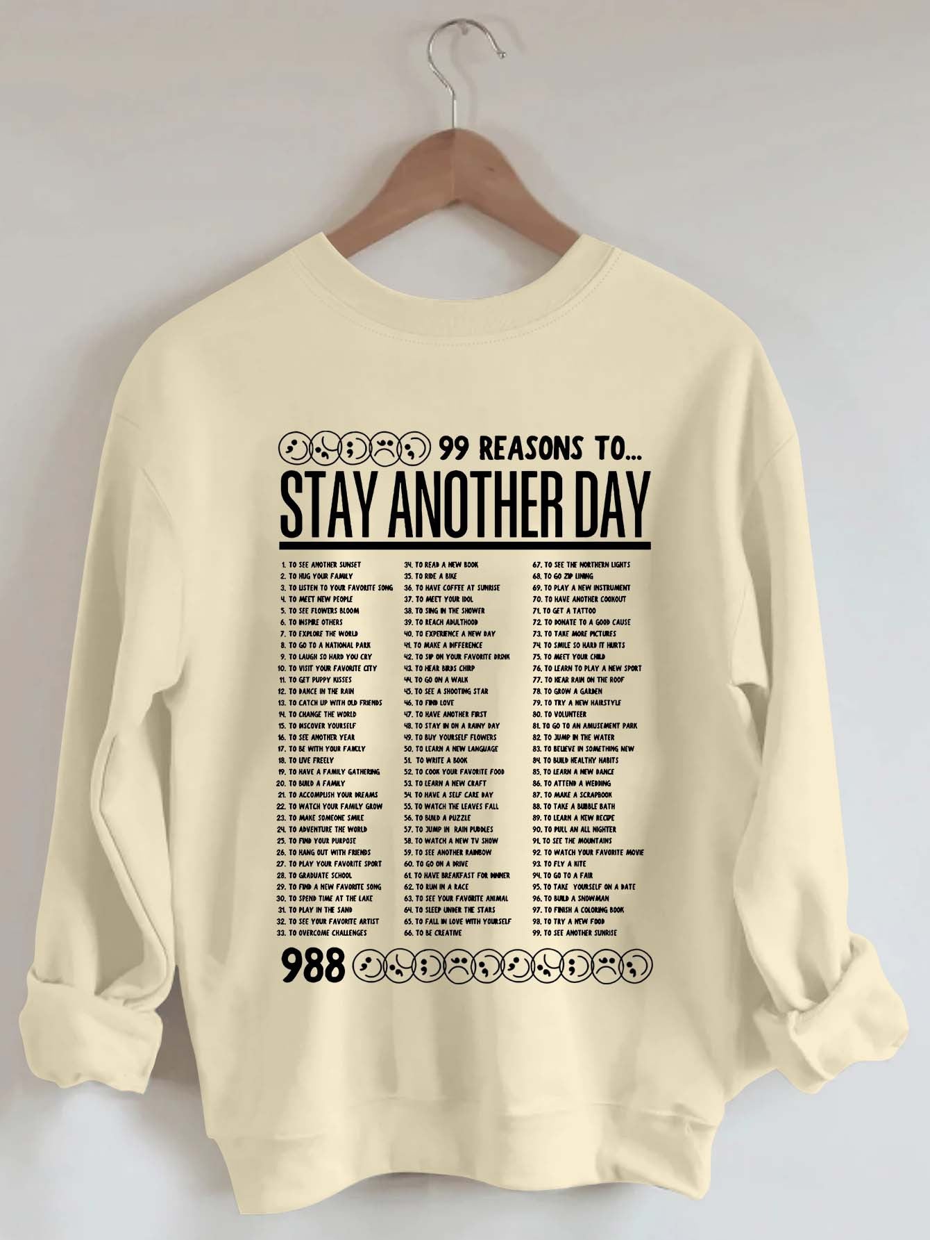 STAY ANOTHER DAY' UNISEX HOODIE