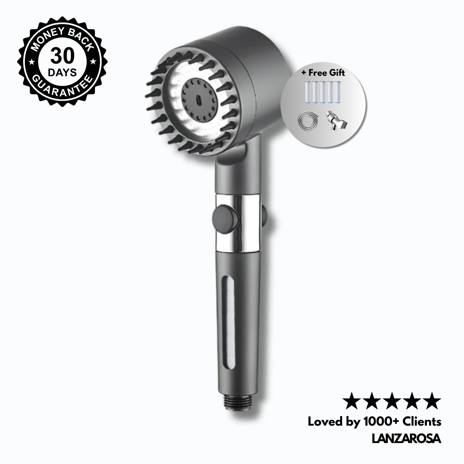 THE FILTERED SHOWERHEAD