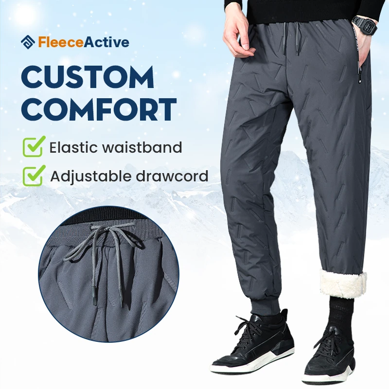 Unisex Fleece-Lined Waterproof Pants