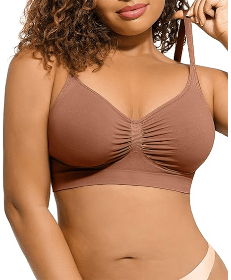 Women's Wireless Sculpt Bra Comfort Bralettes No Underwire Unlined Cami Bra - 2024 Hot Sale 49% off for a limited time