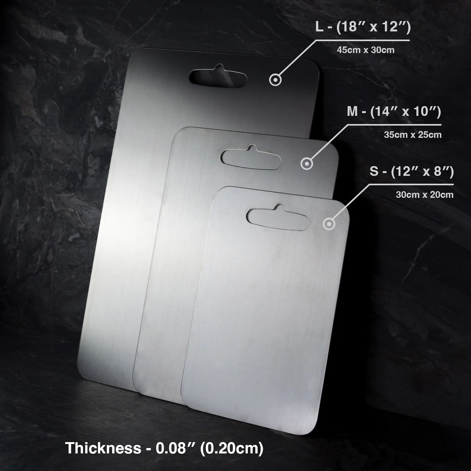 100% Pure Titanium Cutting Board