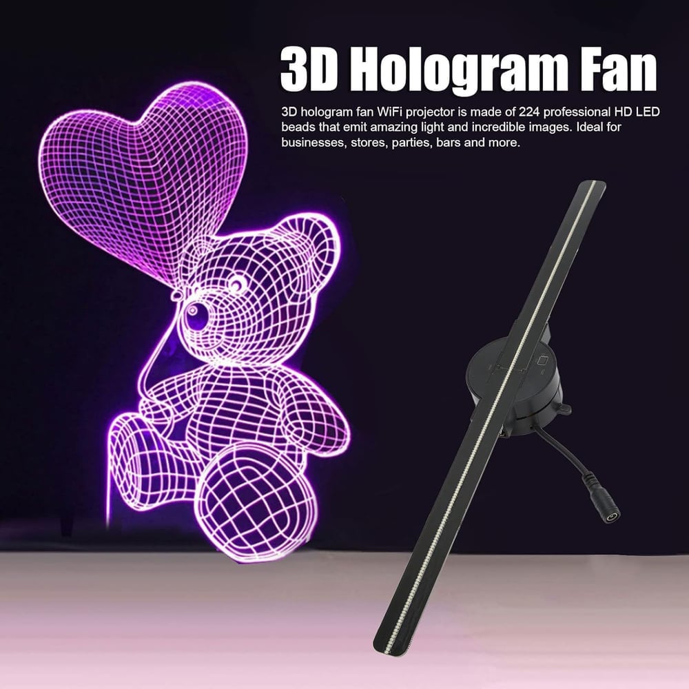 3D Hologram LED Fan Projector - Hot Sale 60% OFF