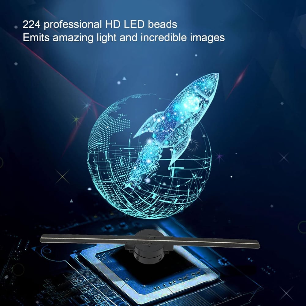 3D Hologram LED Fan Projector - Hot Sale 60% OFF