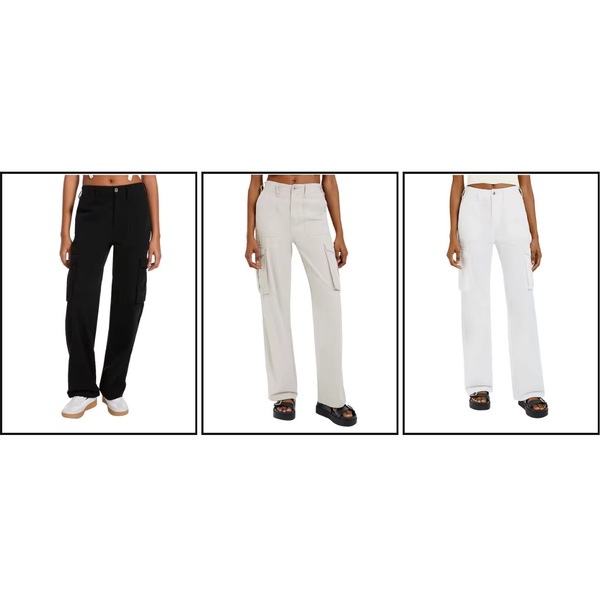 Adjustable Straight Fit Cargo Pants