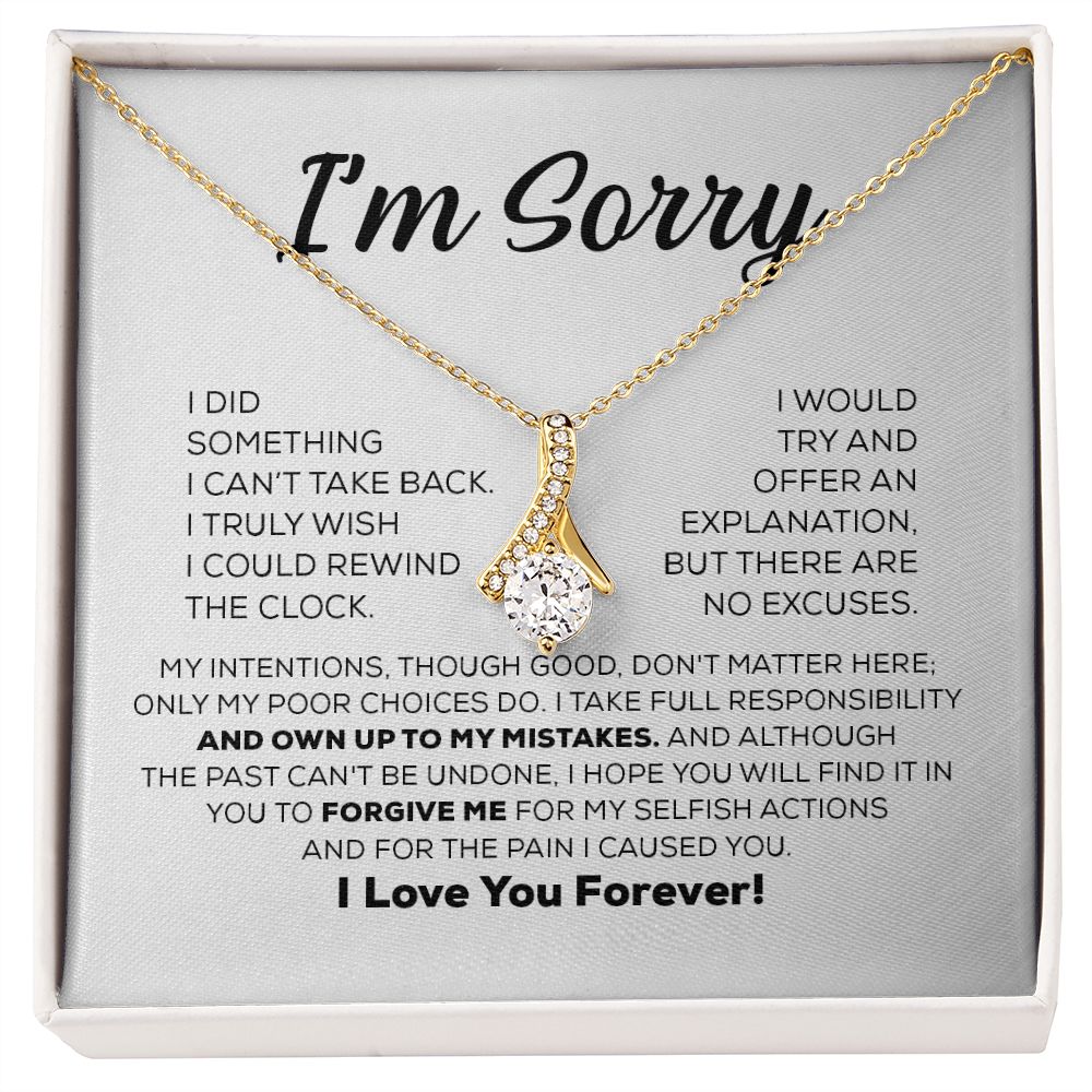 Apology Gift For Her – I Take Full Responsibility – Alluring Beauty Necklace