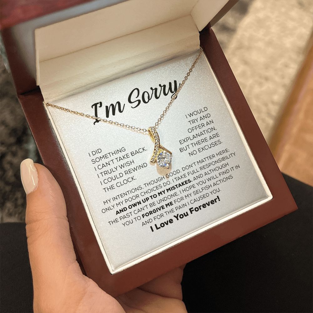 Apology Gift For Her - I Take Full Responsibility - Alluring Beauty Necklace