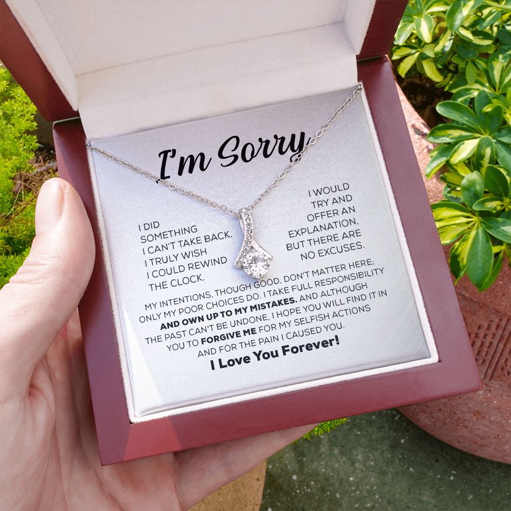 Apology Gift For Her - I Take Full Responsibility - Alluring Beauty Necklace