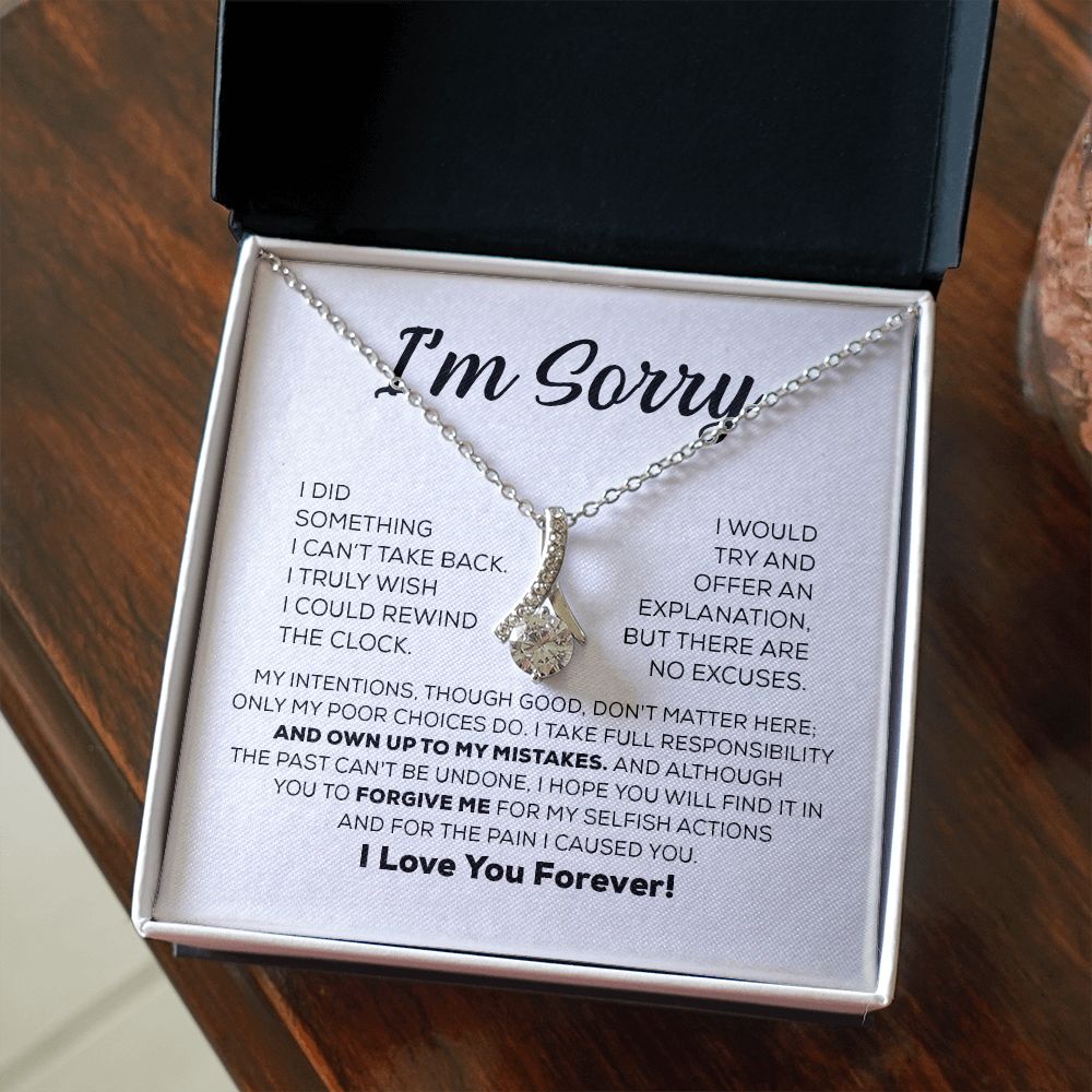 Apology Gift For Her - I Take Full Responsibility - Alluring Beauty Necklace