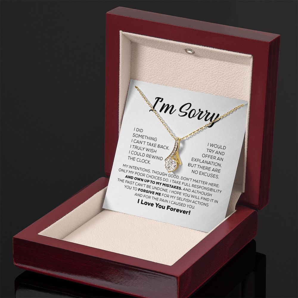 Apology Gift For Her - I Take Full Responsibility - Alluring Beauty Necklace