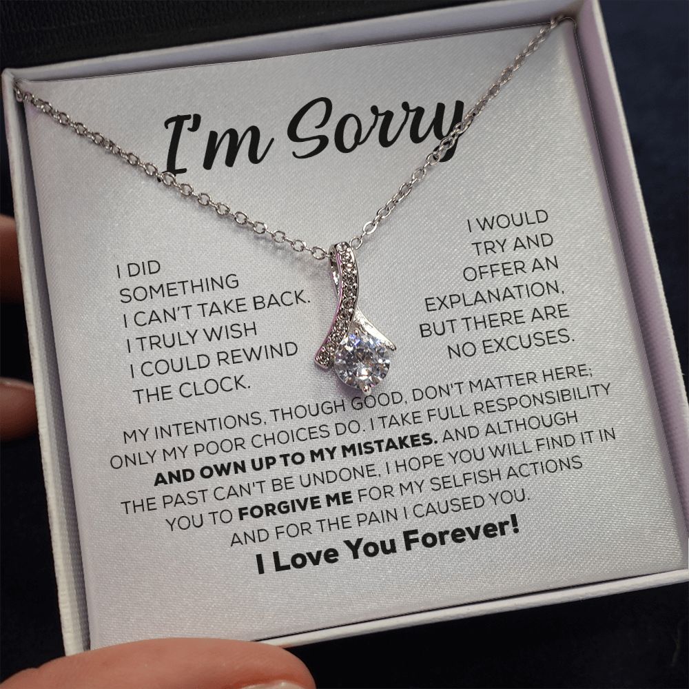 Apology Gift For Her - I Take Full Responsibility - Alluring Beauty Necklace