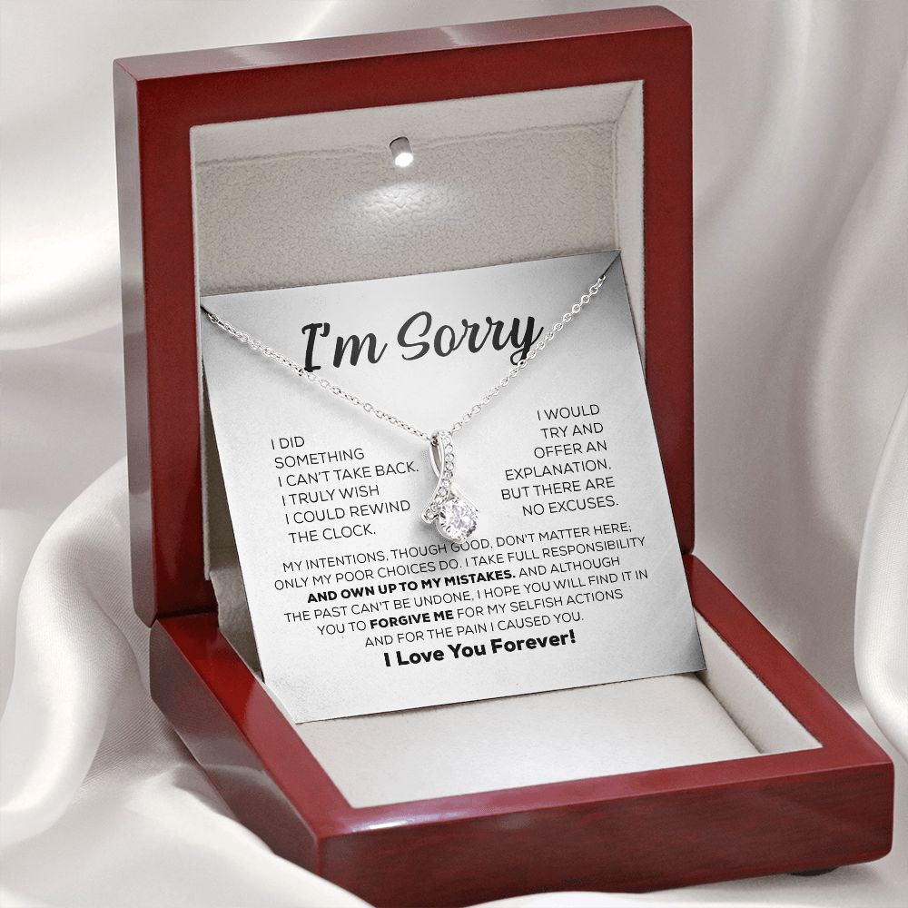 Apology Gift For Her - I Take Full Responsibility - Alluring Beauty Necklace