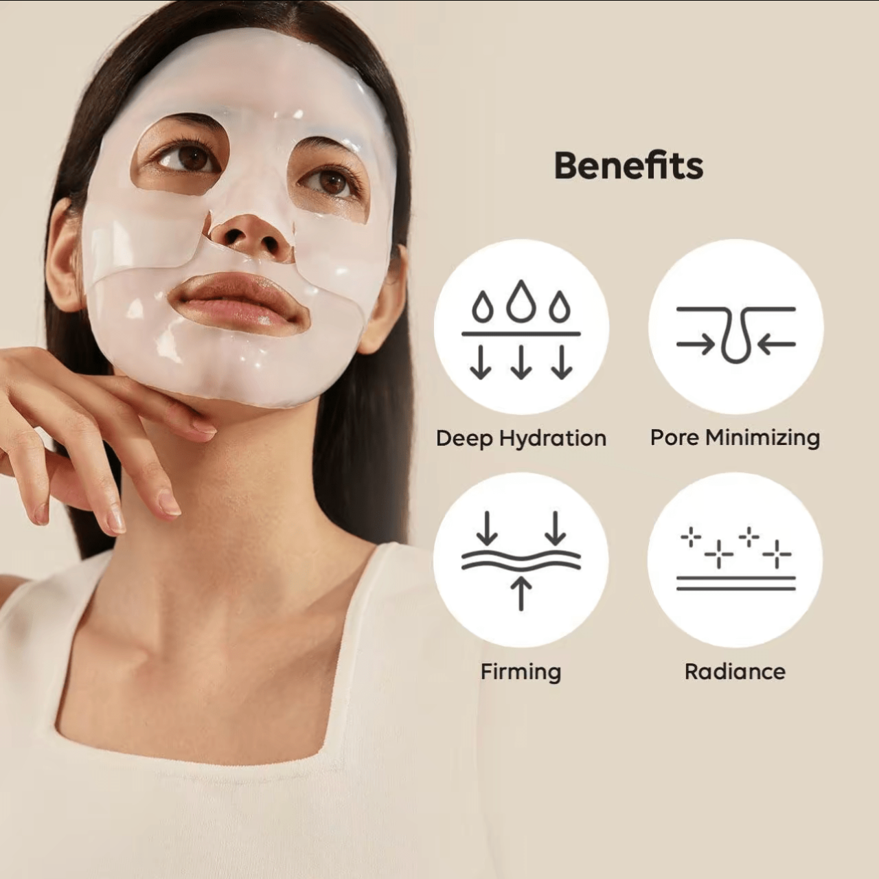 Bio-collagen mask