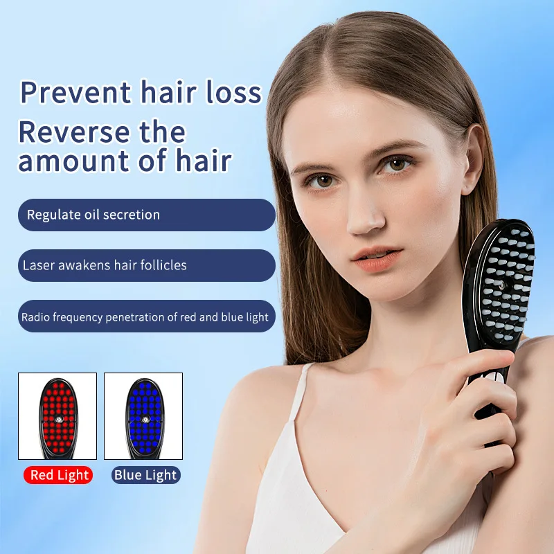 Brush Negative Ion Spray Hair Growth Massager