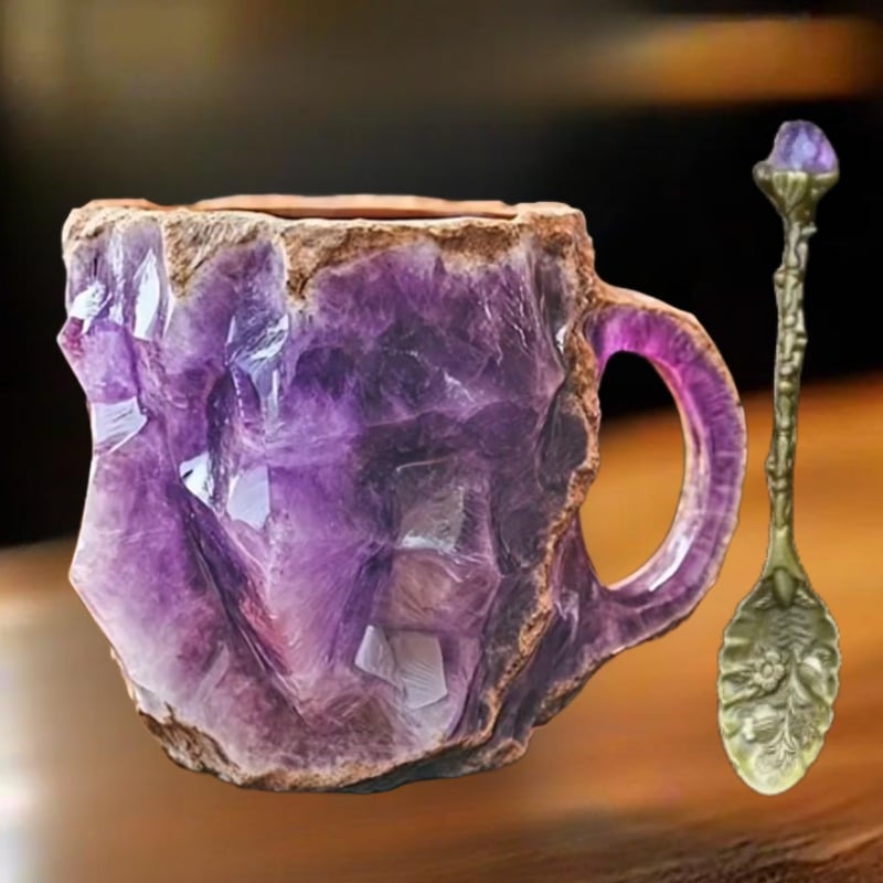 Christmas Hot Sale - 2024 New Mineral Crystal Coffee Mugs