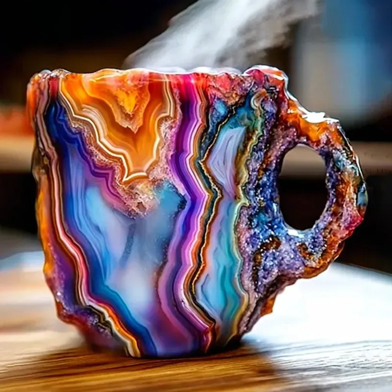 Christmas Hot Sale – 2024 New Mineral Crystal Coffee Mugs