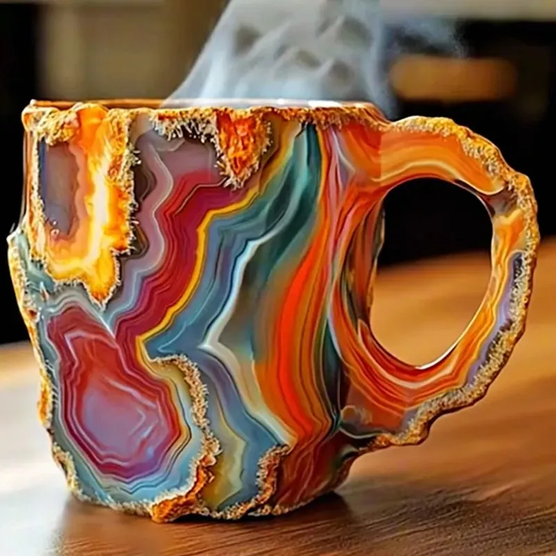 Christmas Hot Sale - 2024 New Mineral Crystal Coffee Mugs