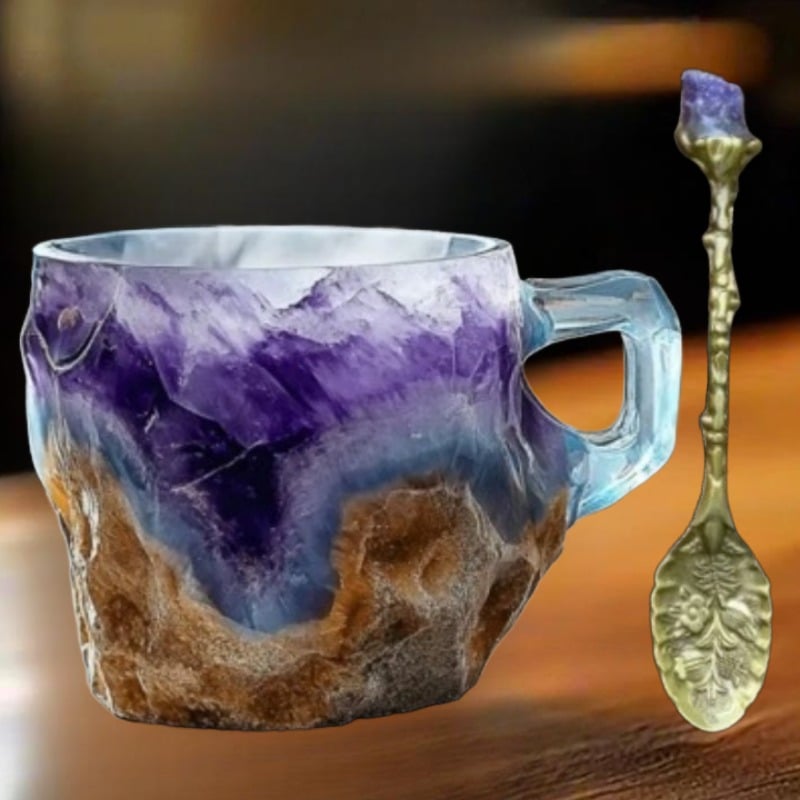 Christmas Hot Sale - 2024 New Mineral Crystal Coffee Mugs