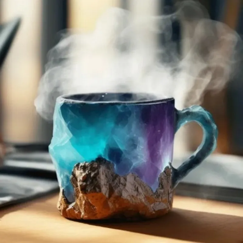 Christmas Hot Sale - 2024 New Mineral Crystal Coffee Mugs