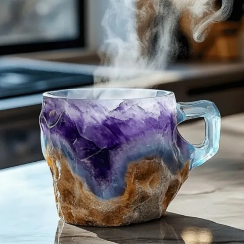 Christmas Hot Sale - 2024 New Mineral Crystal Coffee Mugs