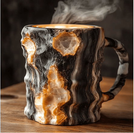 Christmas Hot Sale - 2024 New Mineral Crystal Coffee Mugs