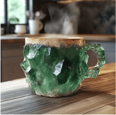 Christmas Hot Sale - 2024 New Mineral Crystal Coffee Mugs