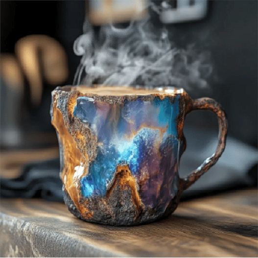 Christmas Hot Sale - 2024 New Mineral Crystal Coffee Mugs