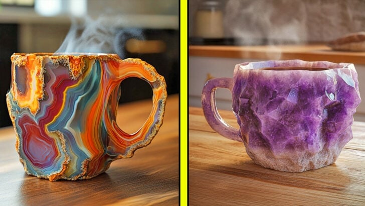 Christmas Hot Sale - 2024 New Mineral Crystal Coffee Mugs