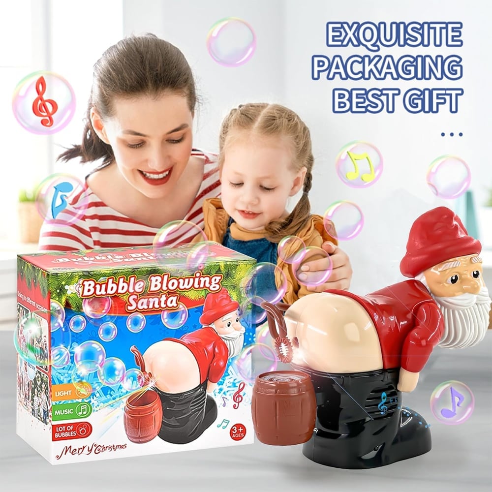 CHRISTMAS SALE 49% OFF - Funny Santa Claus bubble modeling of the fart fart