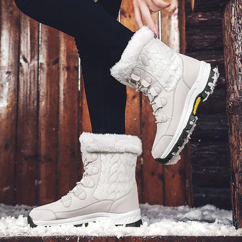 Christmas Sale 50% OFF - Women's Winter Fashionable Fleece-Lined Warm Snow Boots