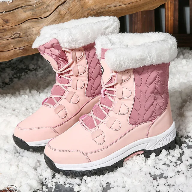 Christmas Sale 50% OFF - Women's Winter Fashionable Fleece-Lined Warm Snow Boots