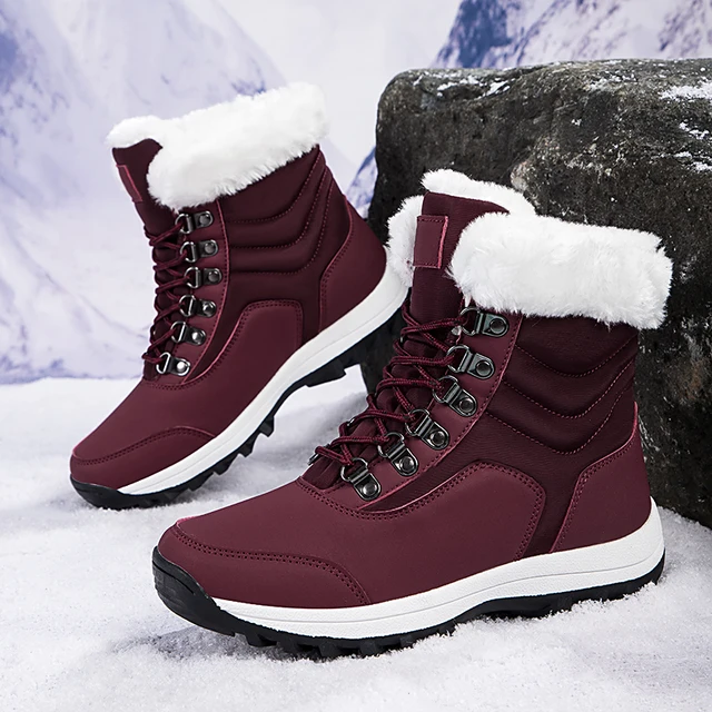 Christmas Sale 50% OFF - Women's Winter Fashionable Fleece-Lined Warm Snow Boots