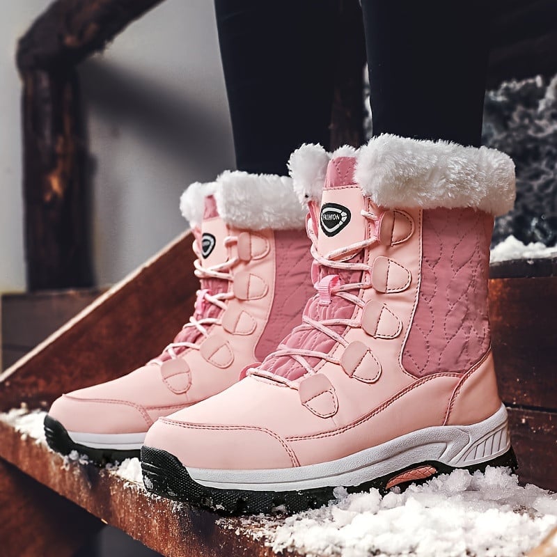 Christmas Sale 50% OFF - Women's Winter Fashionable Fleece-Lined Warm Snow Boots